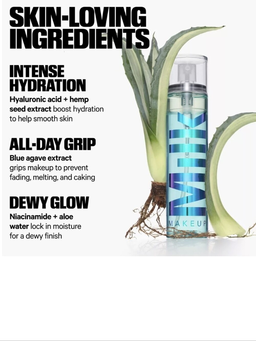Milk Makeup Hydro Grip Set + Refresh Spray, 100ml, NIB - Picture 3 of 5